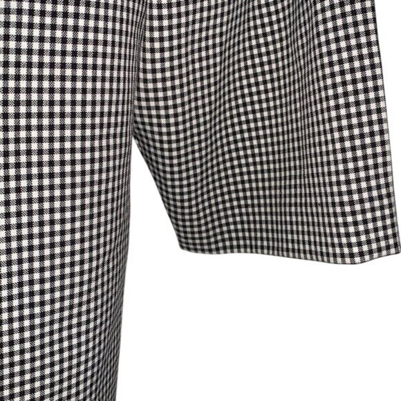 Fashion Bug Womens Black & White Houndstooth Jacket Size 18/20W Polyester - Picture 5 of 9